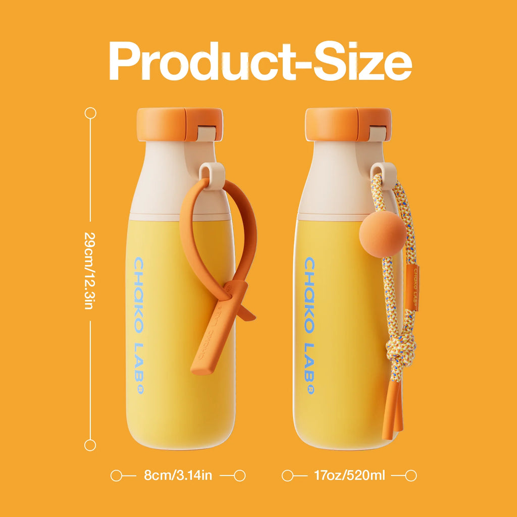 Orange Milk Bottle