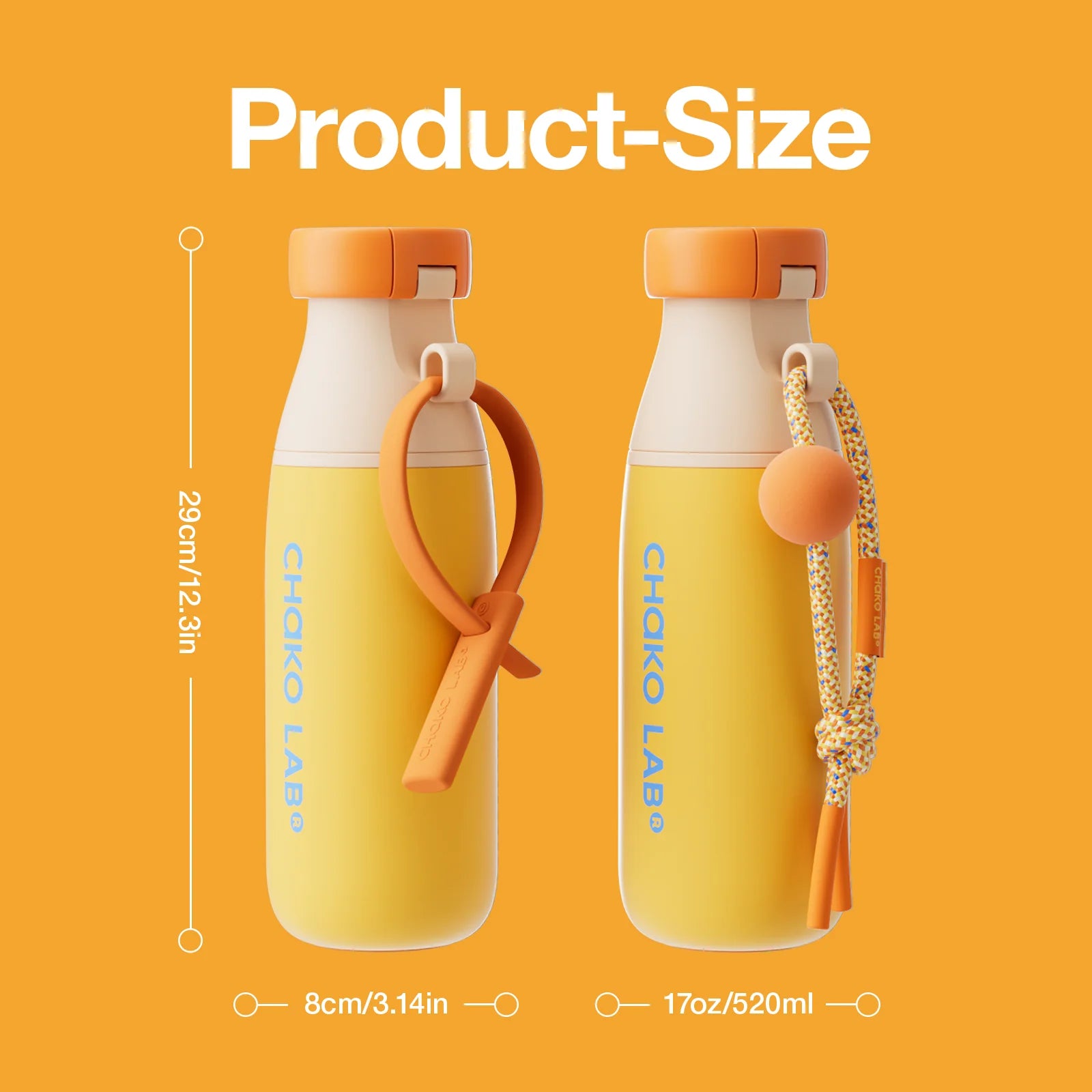 Orange Milk Bottle